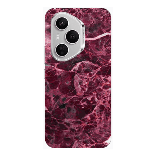 Honor Magic 400 Pro Marble Cherry Transparent Silicone TPU Θήκη