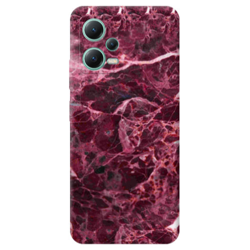 Xiaomi Redmi Note 12 Pro Plus 5G Marble Cherry Transparent Silicone TPU Θήκη