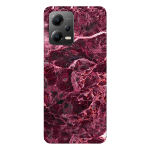 Xiaomi Poco X5 Marble Cherry Transparent Silicone TPU Θήκη