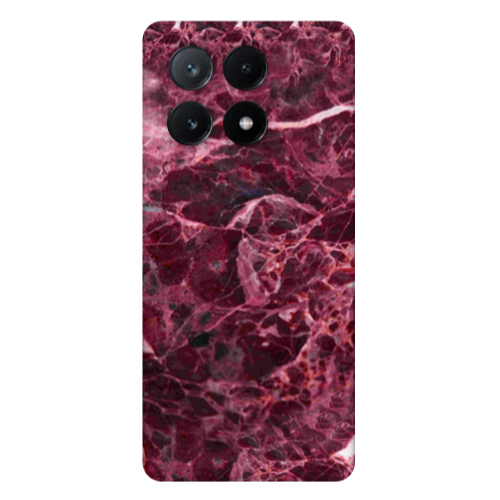 Xiaomi Poco X6Pro 5G Marble Cherry Transparent Silicone TPU Θήκη