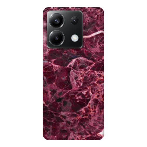 Xiaomi Poco X6 5G Marble Cherry Transparent Silicone TPU Θήκη