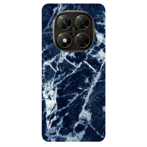 Xiaomi Poco X7 Marble Cracked Purple Transparent Silicone TPU Θήκη