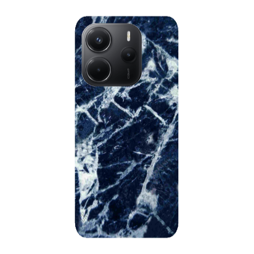 Xiaomi Redmi Note 14 Marble Cracked Purple Transparent Silicone TPU Θήκη