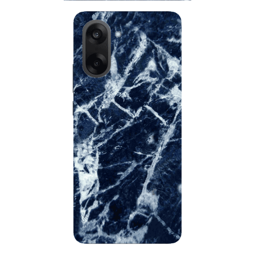 Oneplus Nord CE 5 Marble Cracked Purple Transparent Silicone TPU Θήκη