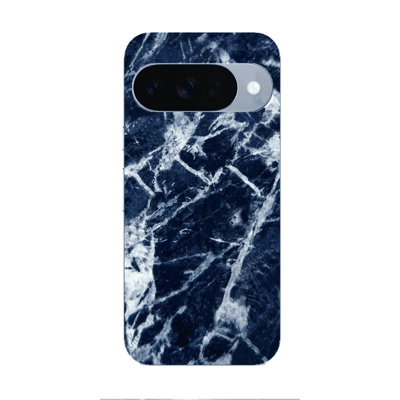 Google Pixel 10 Marble Cracked Purple Transparent Silicone TPU Θήκη