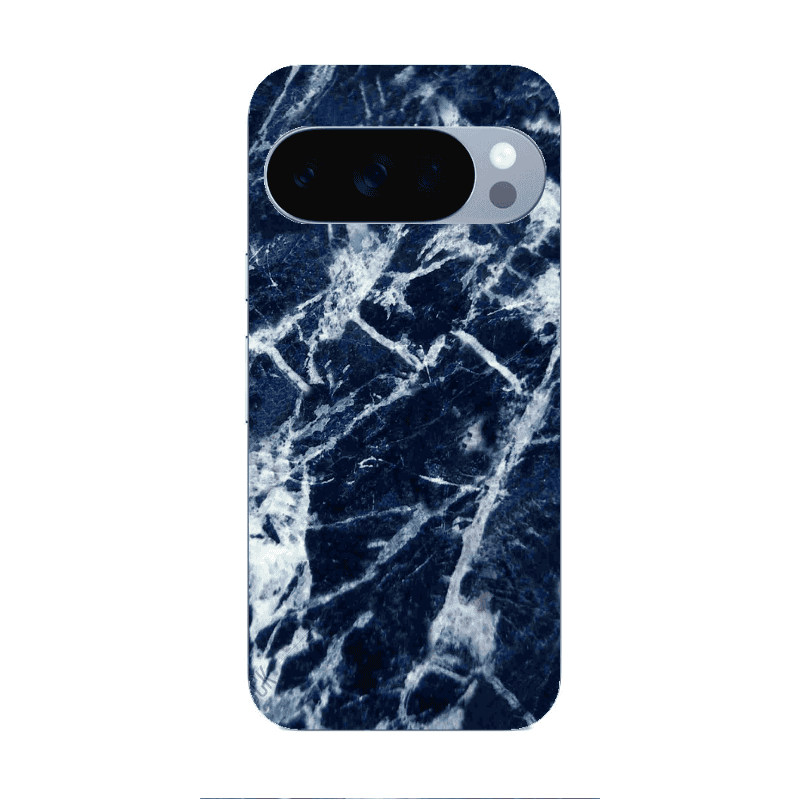 Google Pixel 10 Pro Marble Cracked Purple Transparent Silicone TPU Θήκη