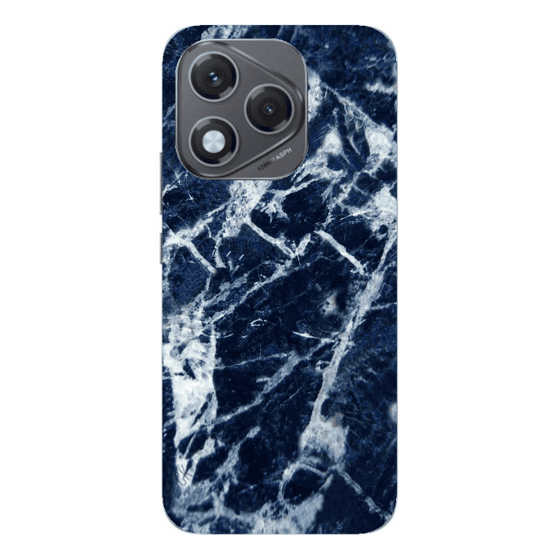 Honor 400 Lite Marble Cracked Purple Transparent Silicone TPU Θήκη