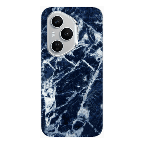 Honor Magic 400 Pro Marble Cracked Purple Transparent Silicone TPU Θήκη
