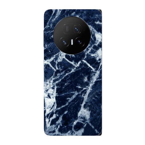 Honor Magic V5 Marble Cracked Purple Transparent Silicone TPU Θήκη