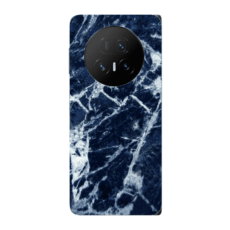 Honor Magic V5 Marble Cracked Purple Transparent Silicone TPU Θήκη