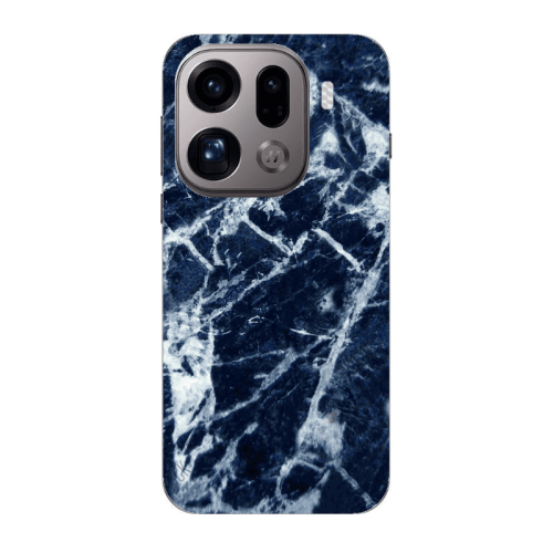 Oppo Find X9 Pro Marble Cracked Purple Transparent Silicone TPU Θήκη