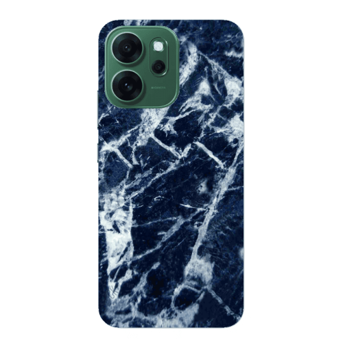 Oppo 14 F Marble Cracked Purple Transparent Silicone TPU Θήκη