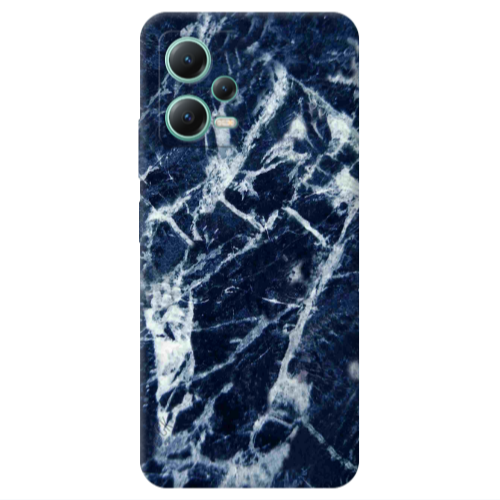 Xiaomi Redmi Note 12 Pro 5G Marble Cracked Purple Transparent Silicone TPU Θήκη