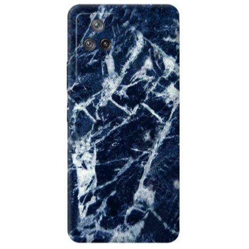 Xiaomi Poco F4 Marble Cracked Purple Transparent Silicone TPU Θήκη