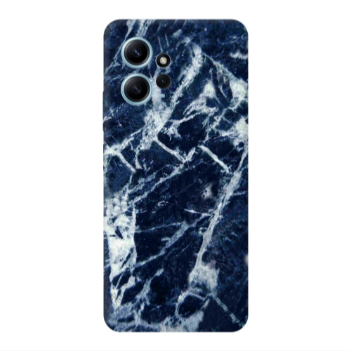 Xiaomi Redmi Note 12 4G Marble Cracked Purple Transparent Silicone TPU Θήκη