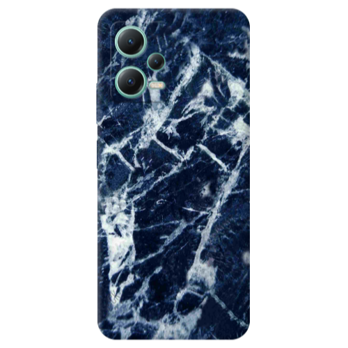 Xiaomi Redmi Note 12 Pro Plus 5G Marble Cracked Purple Transparent Silicone TPU Θήκη