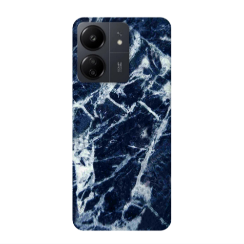 Xiaomi Redmi 13C Marble Cracked Purple Transparent Silicone TPU Θήκη