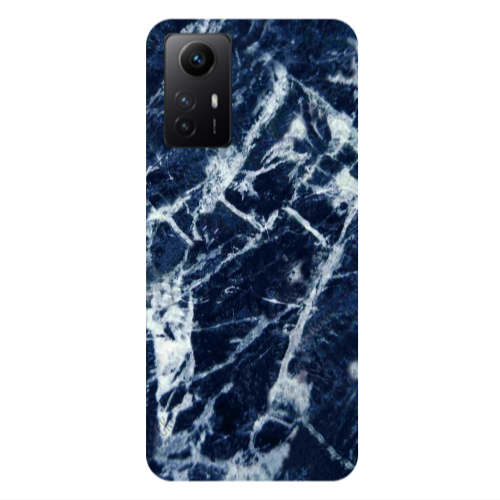 Xiaomi Redmi Note 12s Marble Cracked Purple Transparent Silicone TPU Θήκη