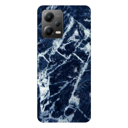 Xiaomi Poco X5 Marble Cracked Purple Transparent Silicone TPU Θήκη