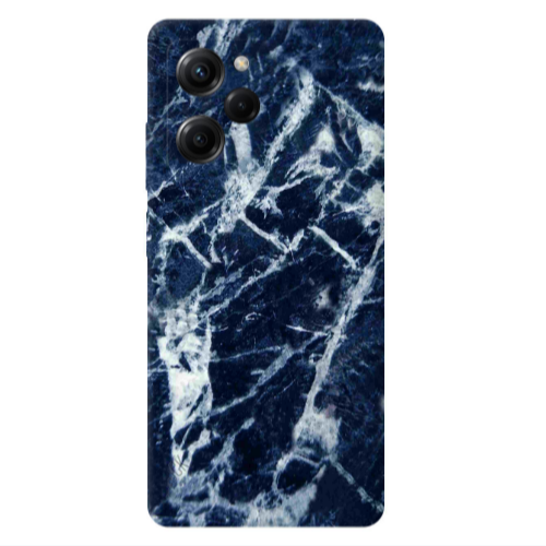 Xiaomi Poco X5 Pro Marble Cracked Purple Transparent Silicone TPU Θήκη