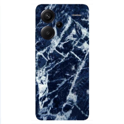 Xiaomi Redmi Note 13 Pro+ 5G  Marble Cracked Purple Transparent Silicone TPU Θήκη