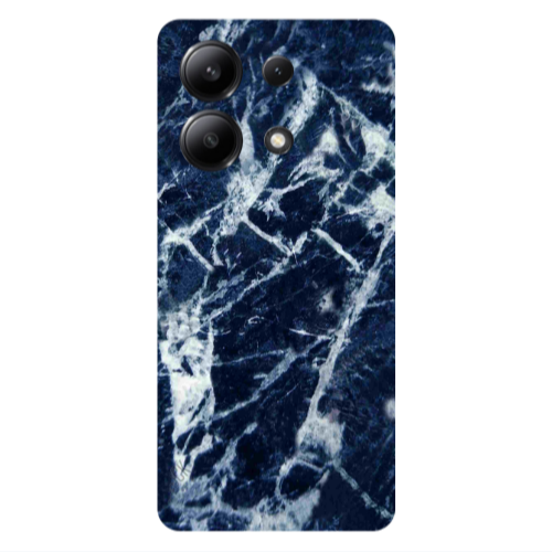Xiaomi Redmi Note 13 4G Marble Cracked Purple Transparent Silicone TPU Θήκη