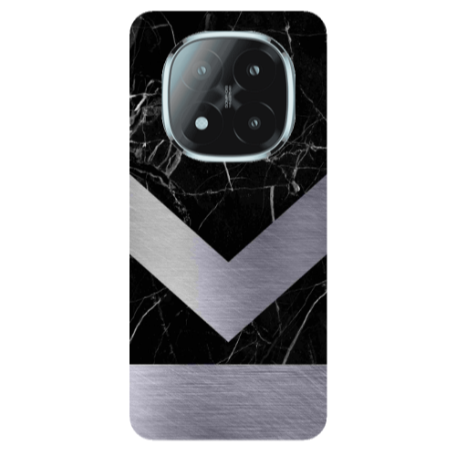 Xiaomi Redmi Note 14 Pro + 5g Marble Arrow Down Transparent Silicone TPU Θήκη