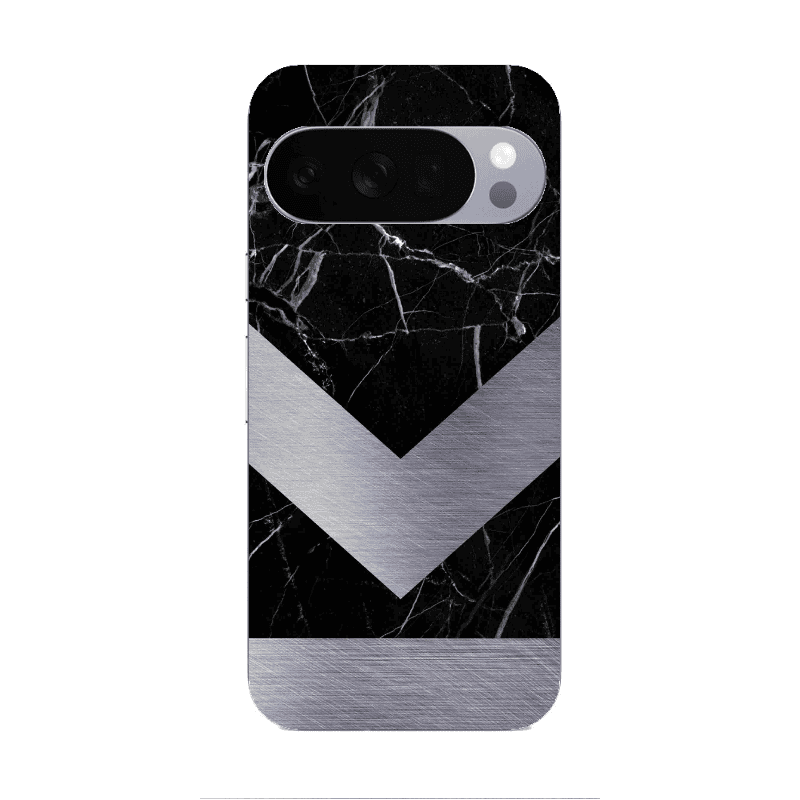 Google Pixel 10 Pro XL Marble Arrow Down Transparent Silicone TPU Θήκη