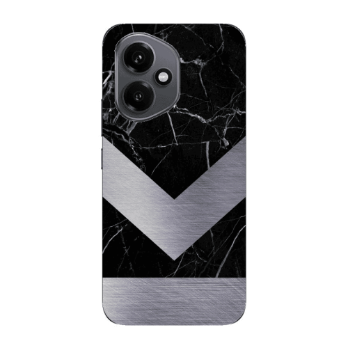 Honor Magic 400 Marble Arrow Down Transparent Silicone TPU Θήκη