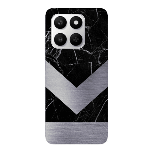 Honor Magic 400 Smart Marble Arrow Down Transparent Silicone TPU Θήκη