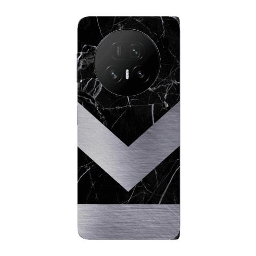Honor Magic V5 Marble Arrow Down Transparent Silicone TPU Θήκη