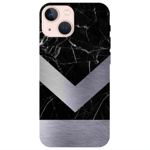 Apple iPhone 13 Marble Arrow Down Transparent Silicone TPU Θήκη