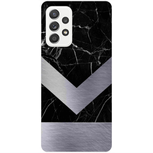 Samsung A52 Marble Arrow Down Transparent Silicone TPU Θήκη