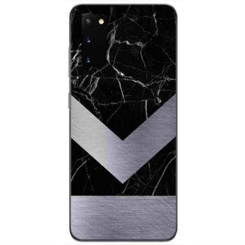 Samsung S20 Marble Arrow Down Transparent Silicone TPU Θήκη