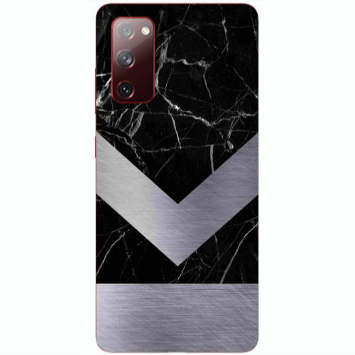 Samsung S20 FE Marble Arrow Down Transparent Silicone TPU Θήκη