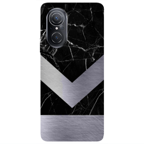 Huawei Nova 9 SE Marble Arrow Down Transparent Silicone TPU Θήκη