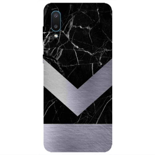 Samsung A02 Marble Arrow Down Transparent Silicone TPU Θήκη