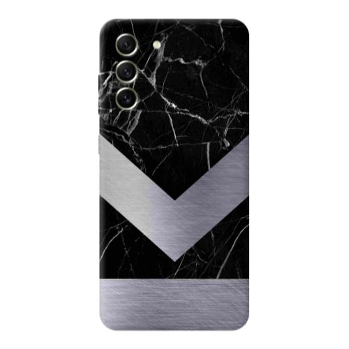 Samsung S21 PLUS Marble Arrow Down Transparent Silicone TPU Θήκη