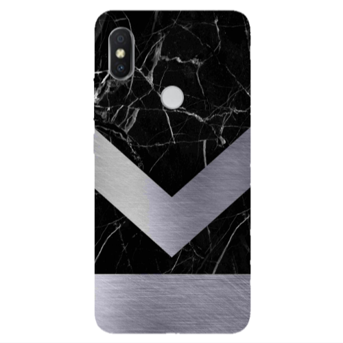 Xiaomi Redmi S2 Marble Arrow Down Transparent Silicone TPU Θήκη