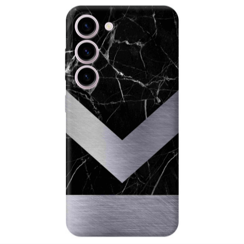 Samsung S23 Plus Marble Arrow Down Transparent Silicone TPU Θήκη
