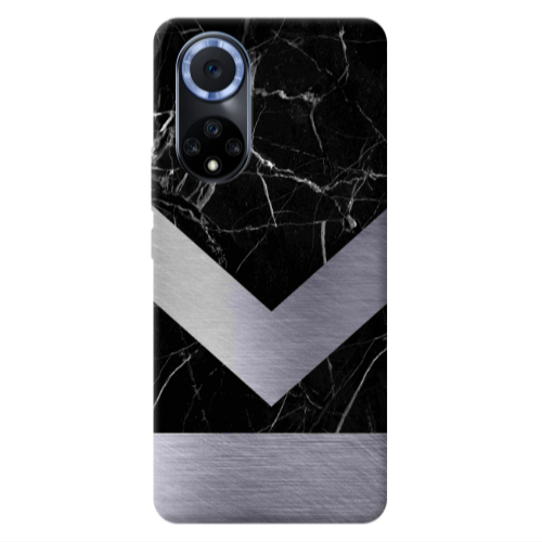 Huawei Nova 9 Marble Arrow Down Transparent Silicone TPU Θήκη