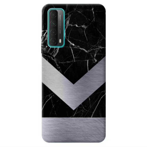 Huawei P Smart 2021 Marble Arrow Down Transparent Silicone TPU Θήκη