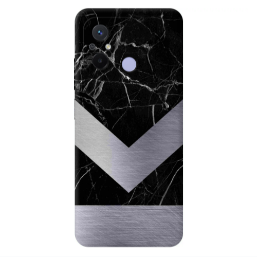 Xiaomi Redmi 12C Marble Arrow Down Transparent Silicone TPU Θήκη