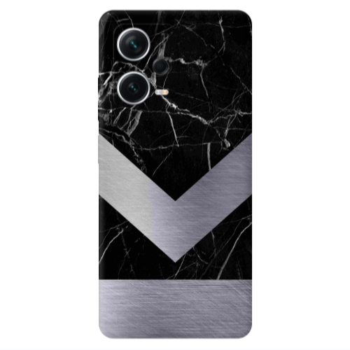 Xiaomi Redmi Note 12 5G Marble Arrow Down Transparent Silicone TPU Θήκη