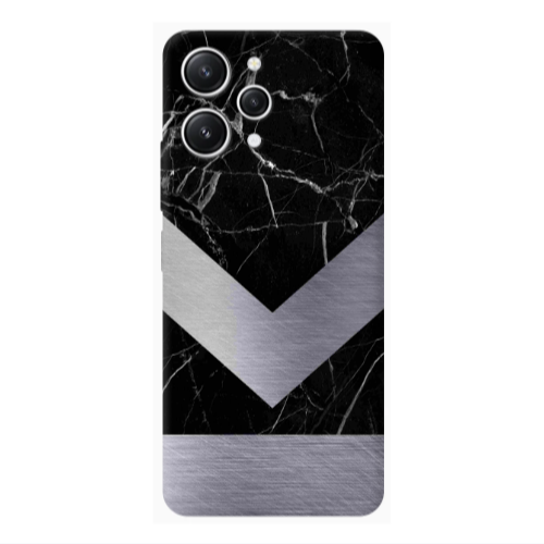 Xiaomi Redmi 12 Marble Arrow Down Transparent Silicone TPU Θήκη