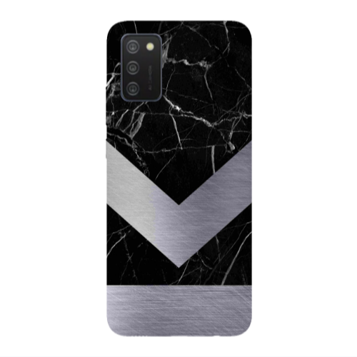 Samsung A02s Marble Arrow Down Transparent Silicone TPU Θήκη