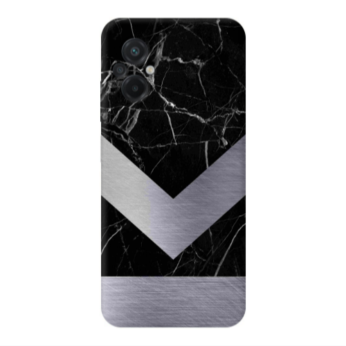 Xiaomi Poco M5 Marble Arrow Down Transparent Silicone TPU Θήκη