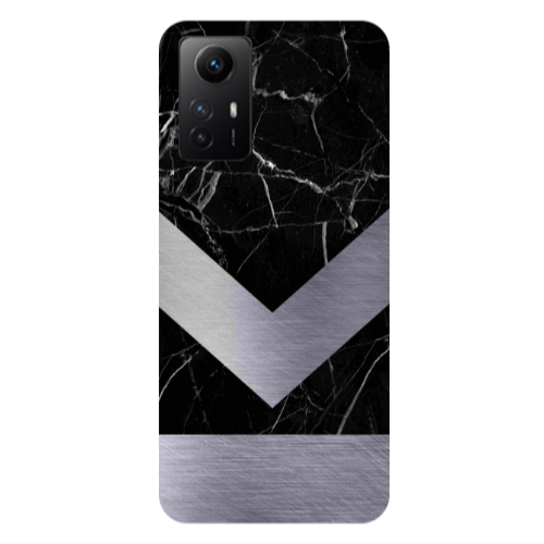 Xiaomi Redmi Note 12s Marble Arrow Down Transparent Silicone TPU Θήκη