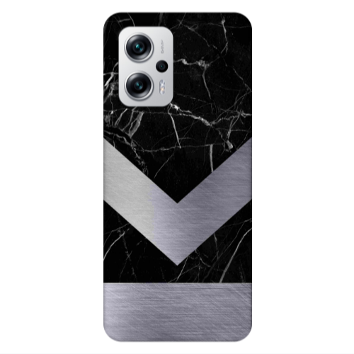 Xiaomi Poco X4 GT Marble Arrow Down Transparent Silicone TPU Θήκη