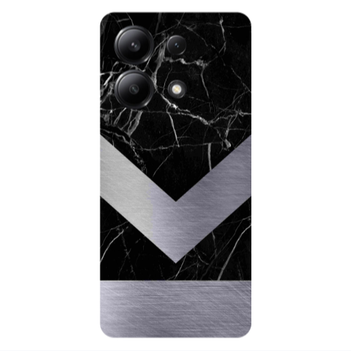 Xiaomi Redmi Note 13 4G Marble Arrow Down Transparent Silicone TPU Θήκη